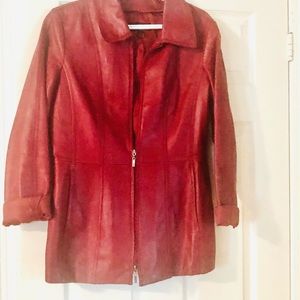 Danier leather blazer-Sz 12
